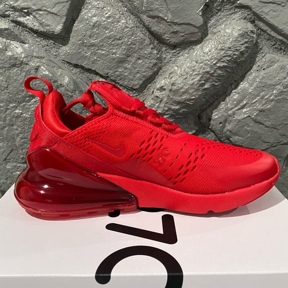 Nike Men Air Max 270 Red/Red [CV7544 600] - Picture 2 of 7